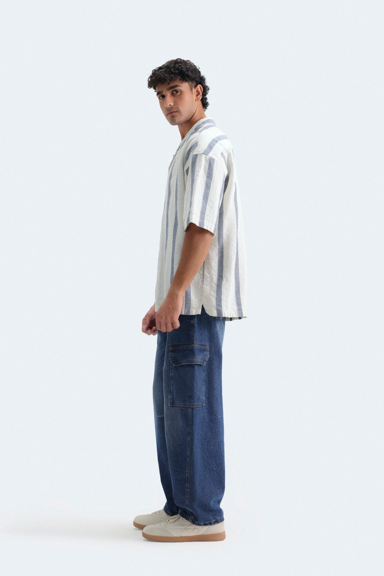 Striped Jacquard Shirt - Image 3