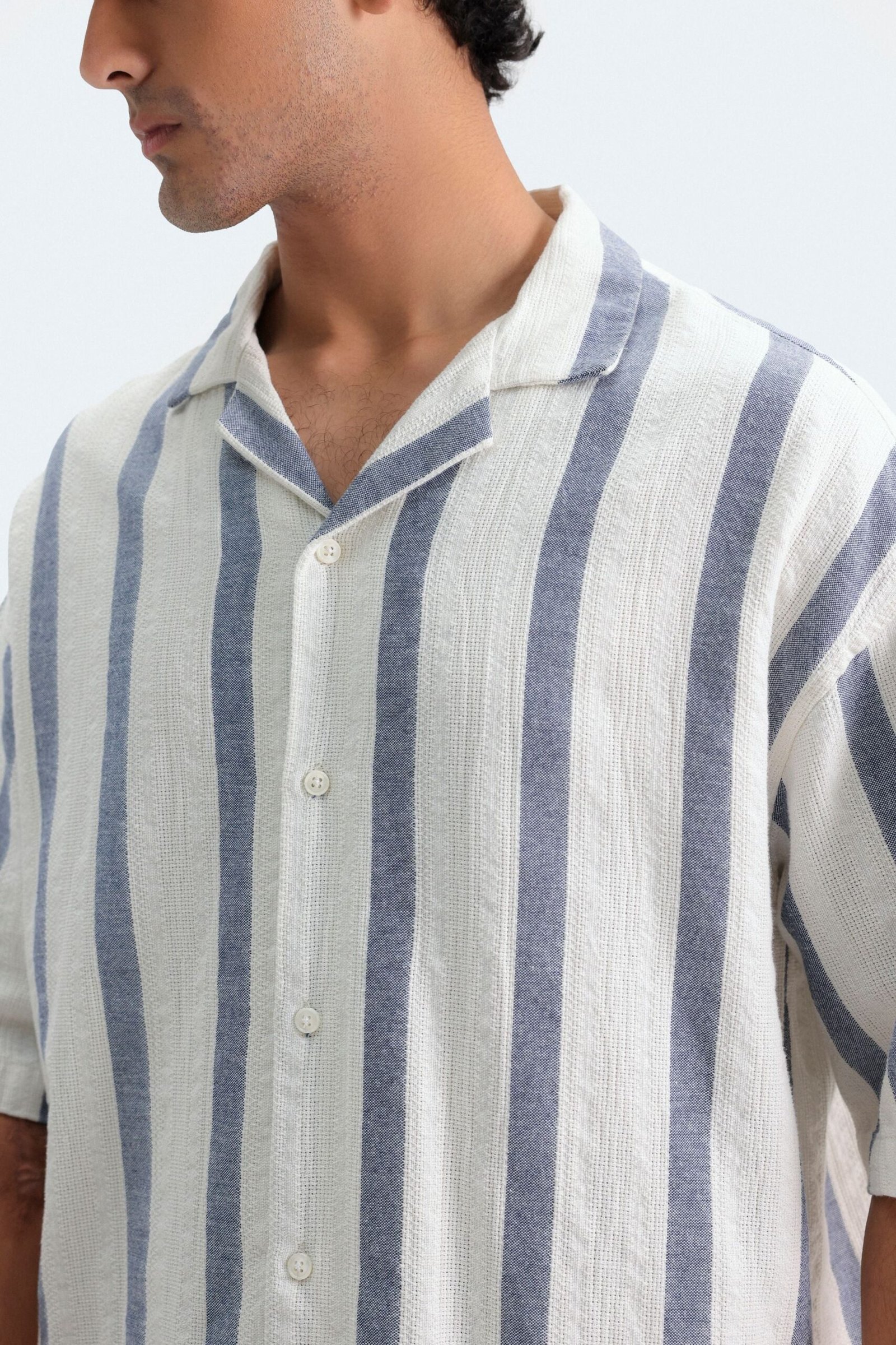 Striped Jacquard Shirt - Image 2