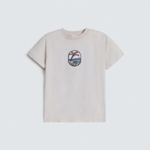 Embroidered Patch T-Shirt