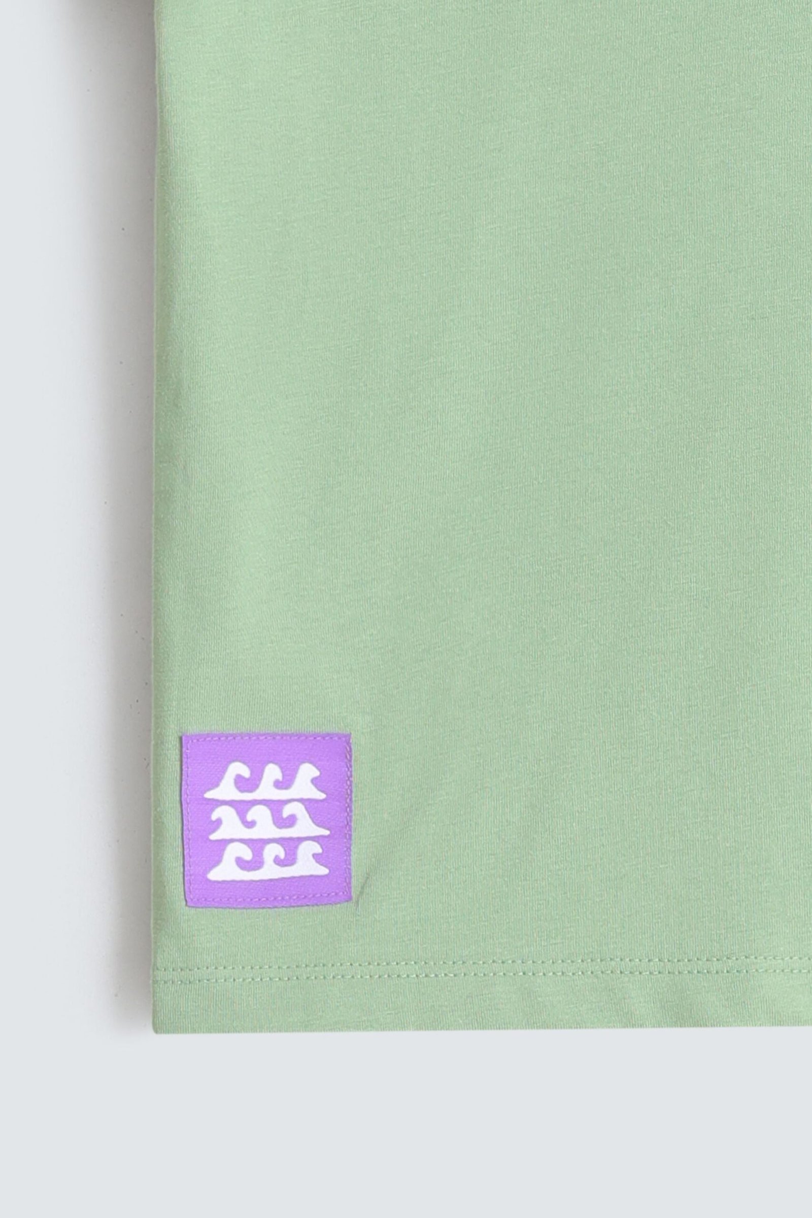 Tropical Graphic T-Shirt With Label Patch - Image 3