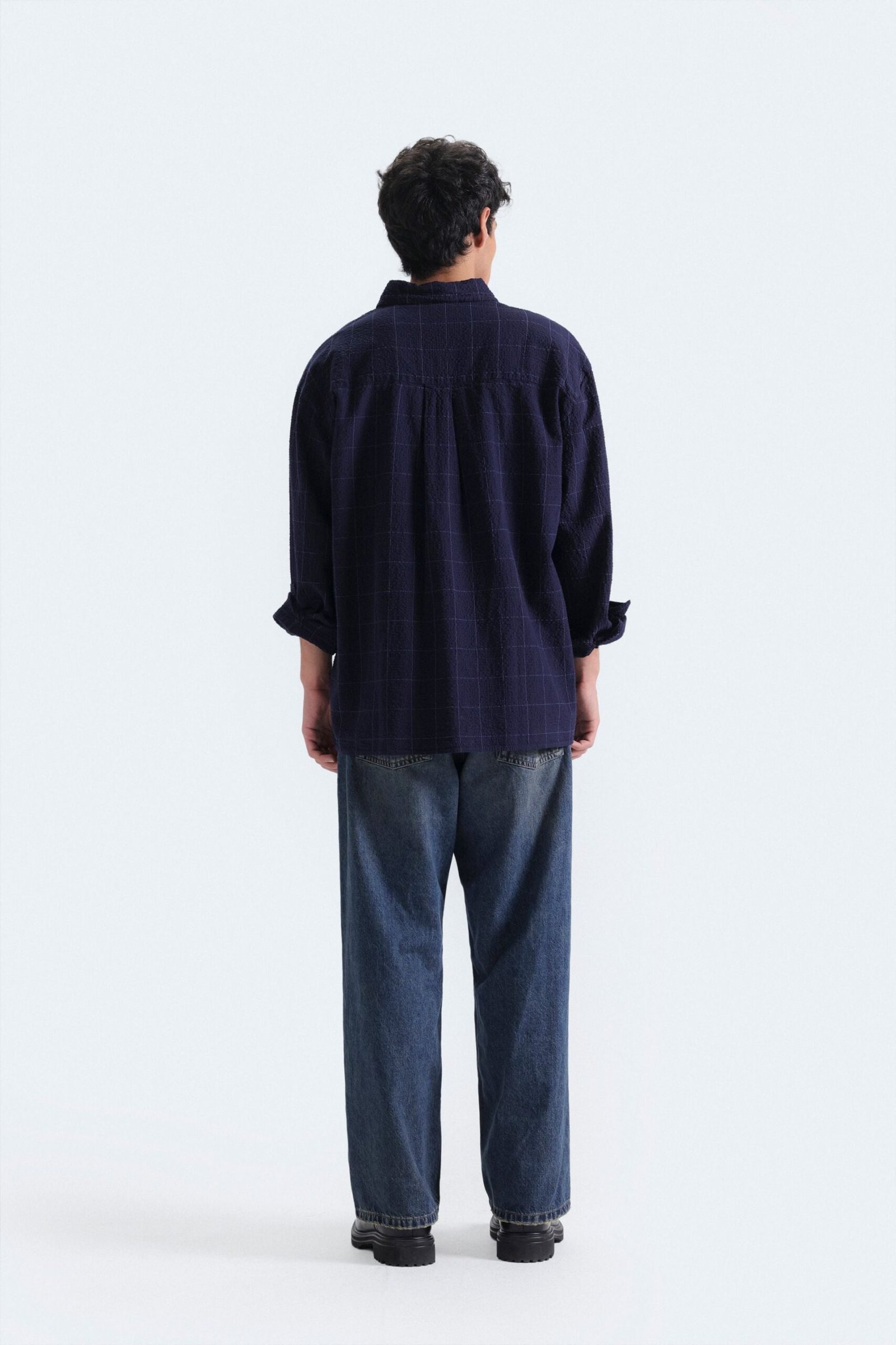 Textured Checkered Shirt - Image 4