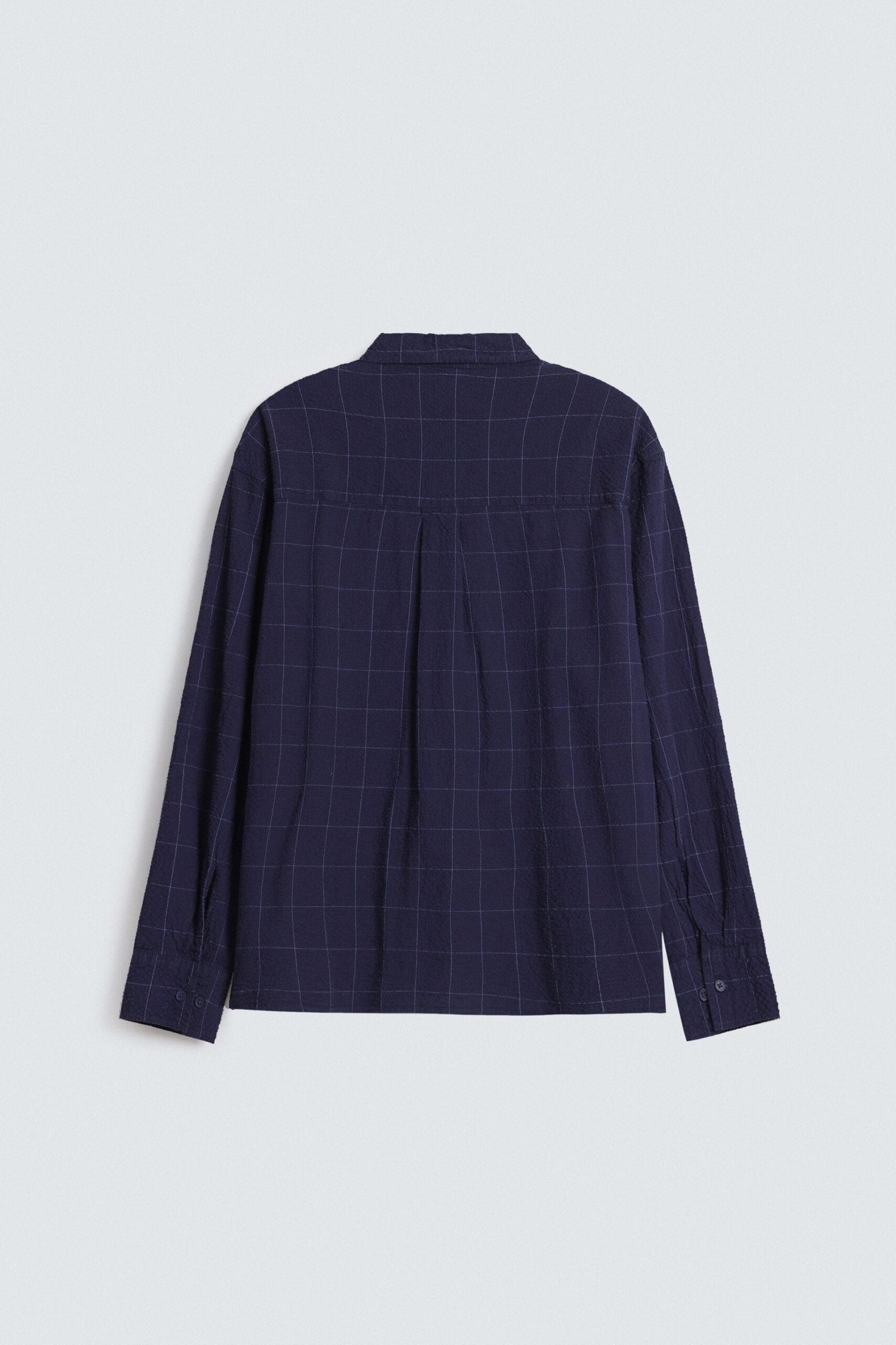 Textured Checkered Shirt - Image 7