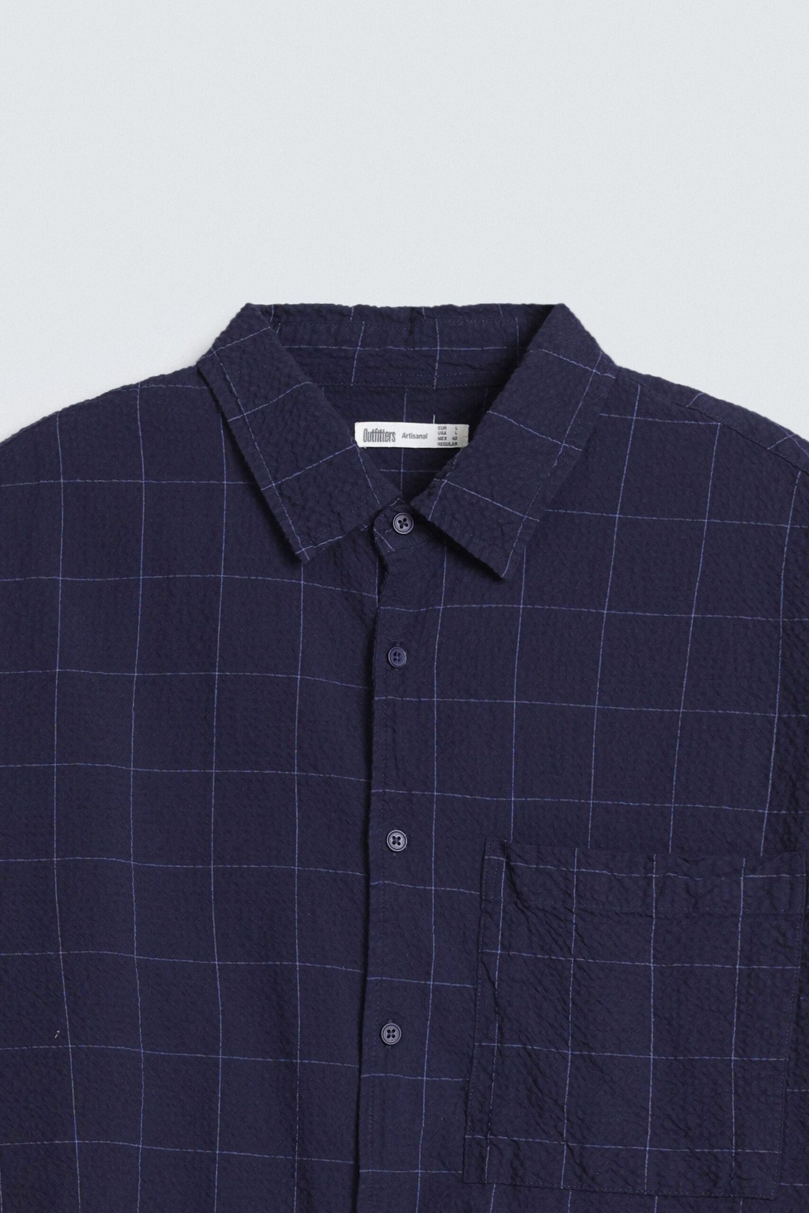 Textured Checkered Shirt - Image 6