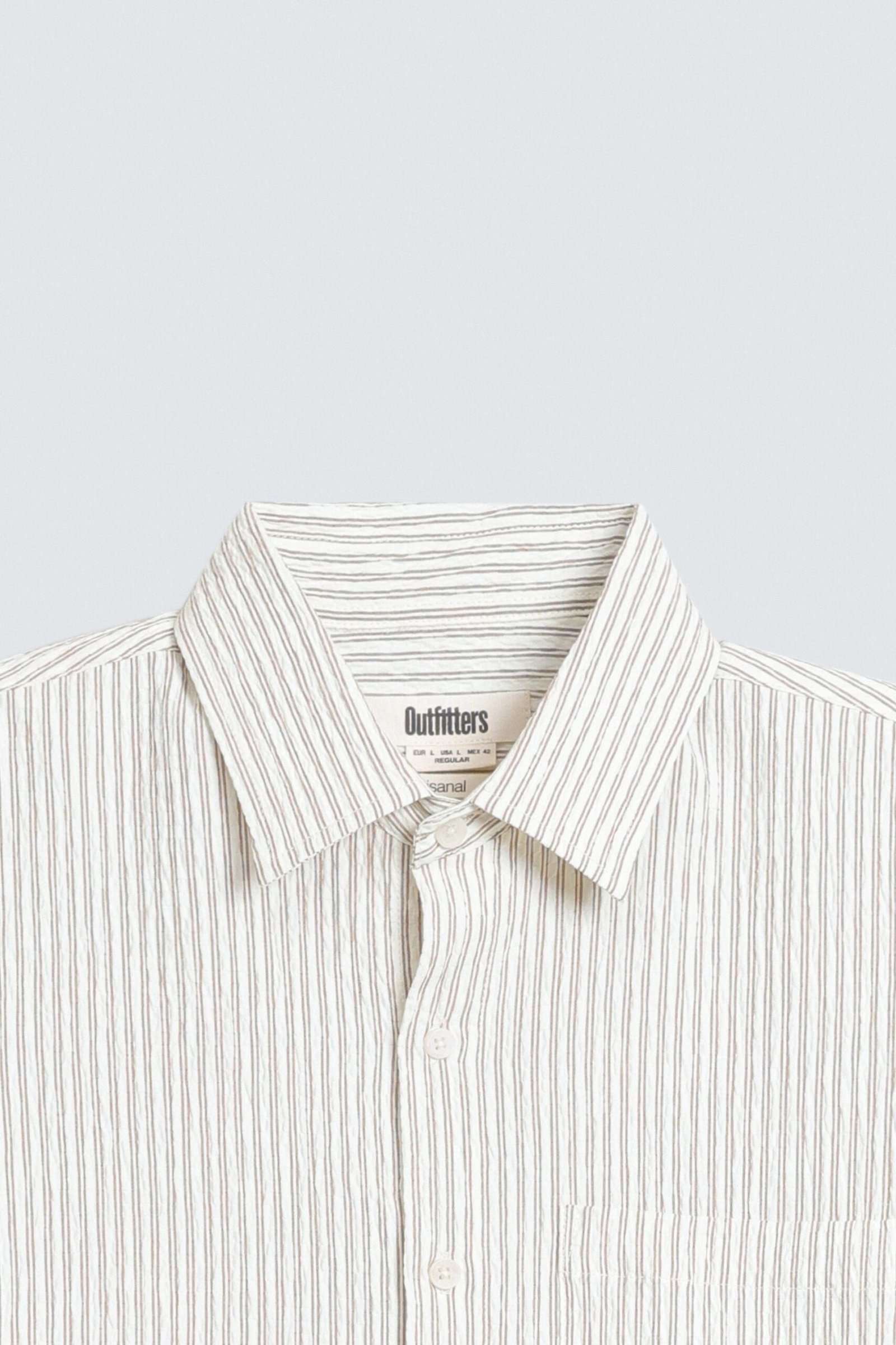 Textured Striped Shirt - Image 7