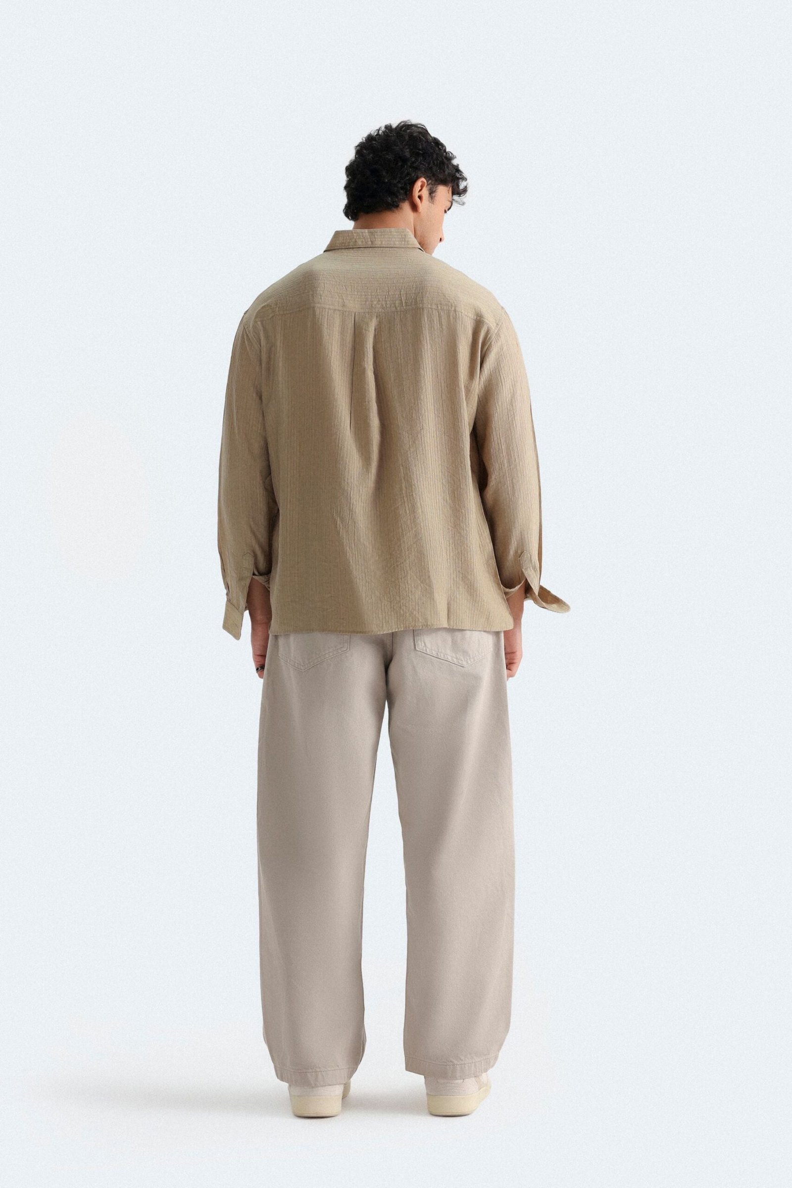 Textured Button Up Shirt - Image 11