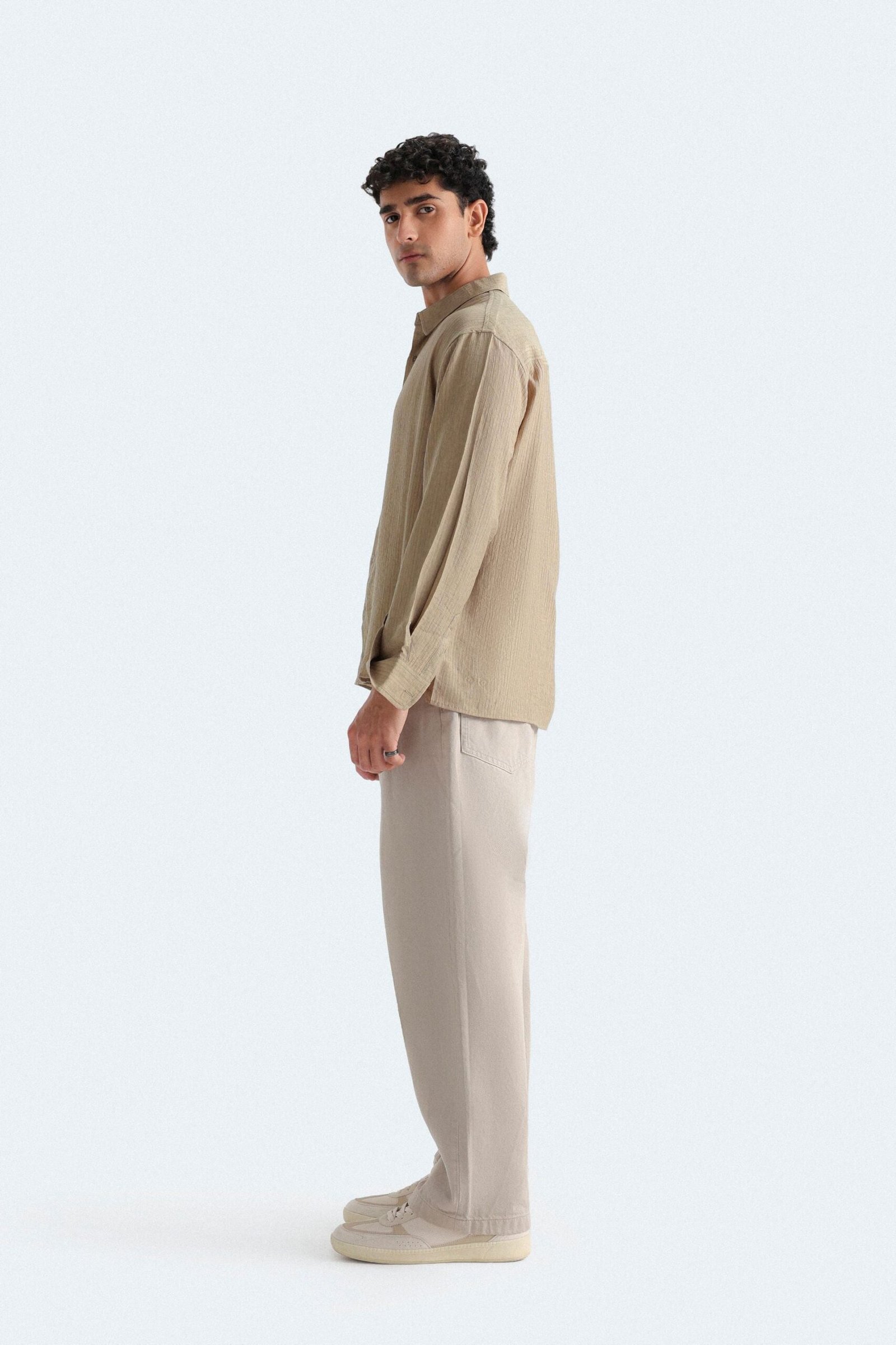 Textured Button Up Shirt - Image 10