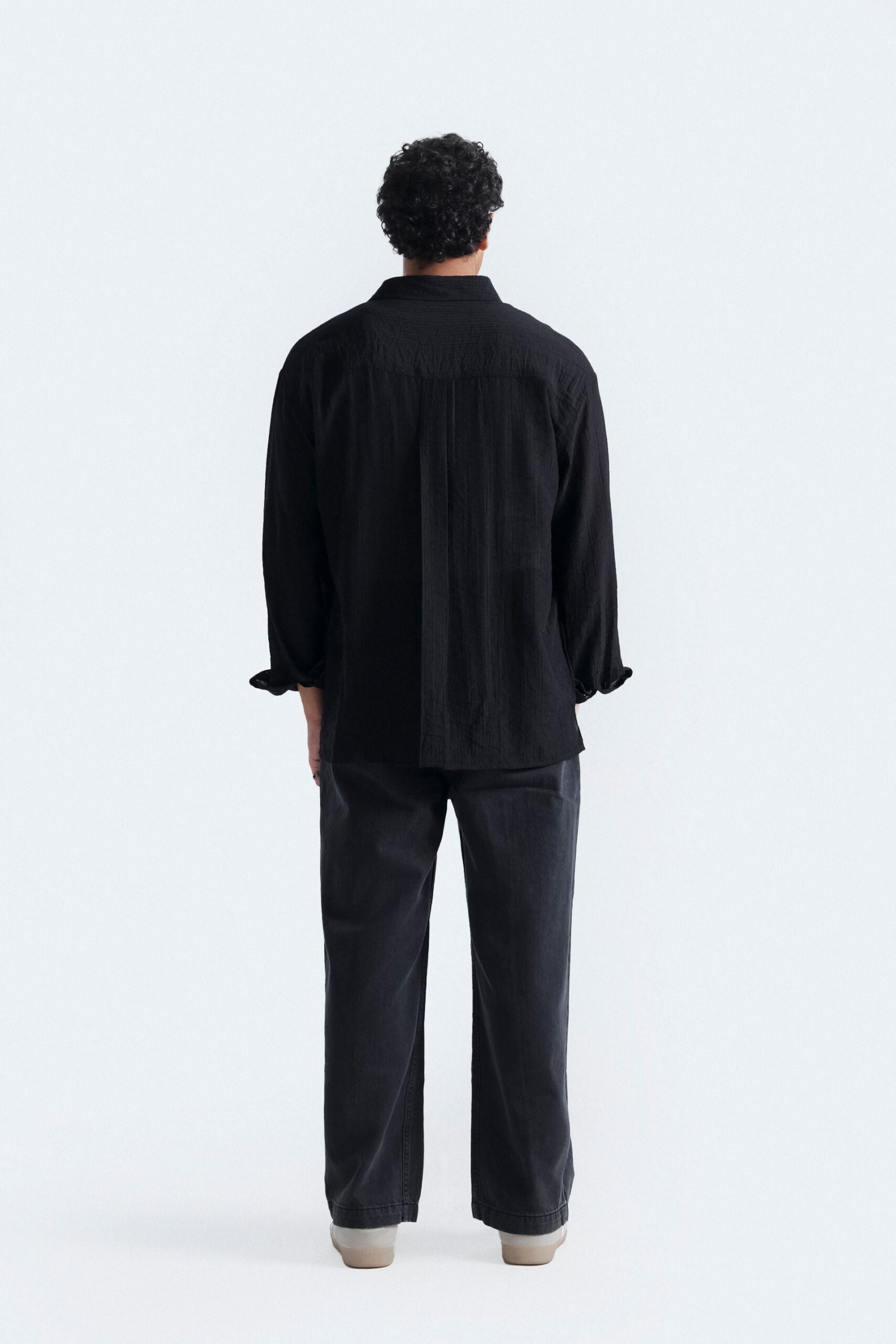 Textured Button Up Shirt - Image 4