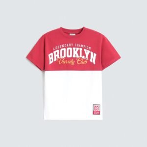 Color-Block Varsity T-Shirt