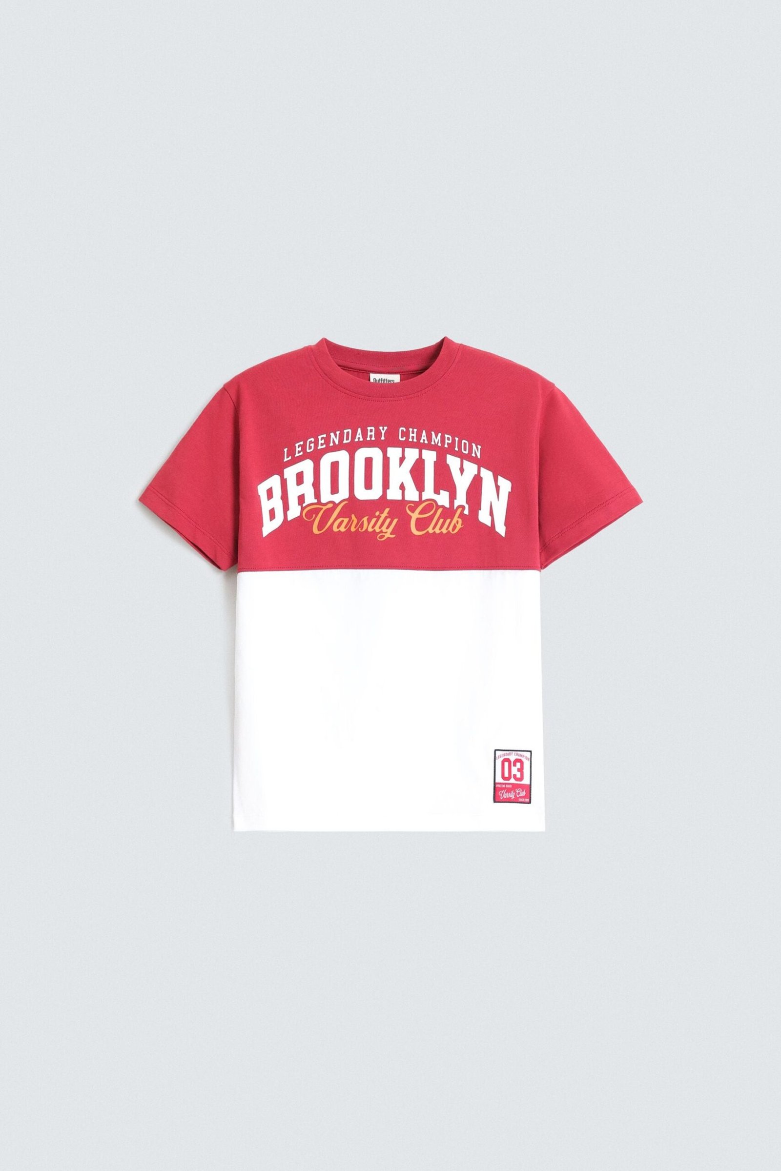 Color-Block Varsity T-Shirt