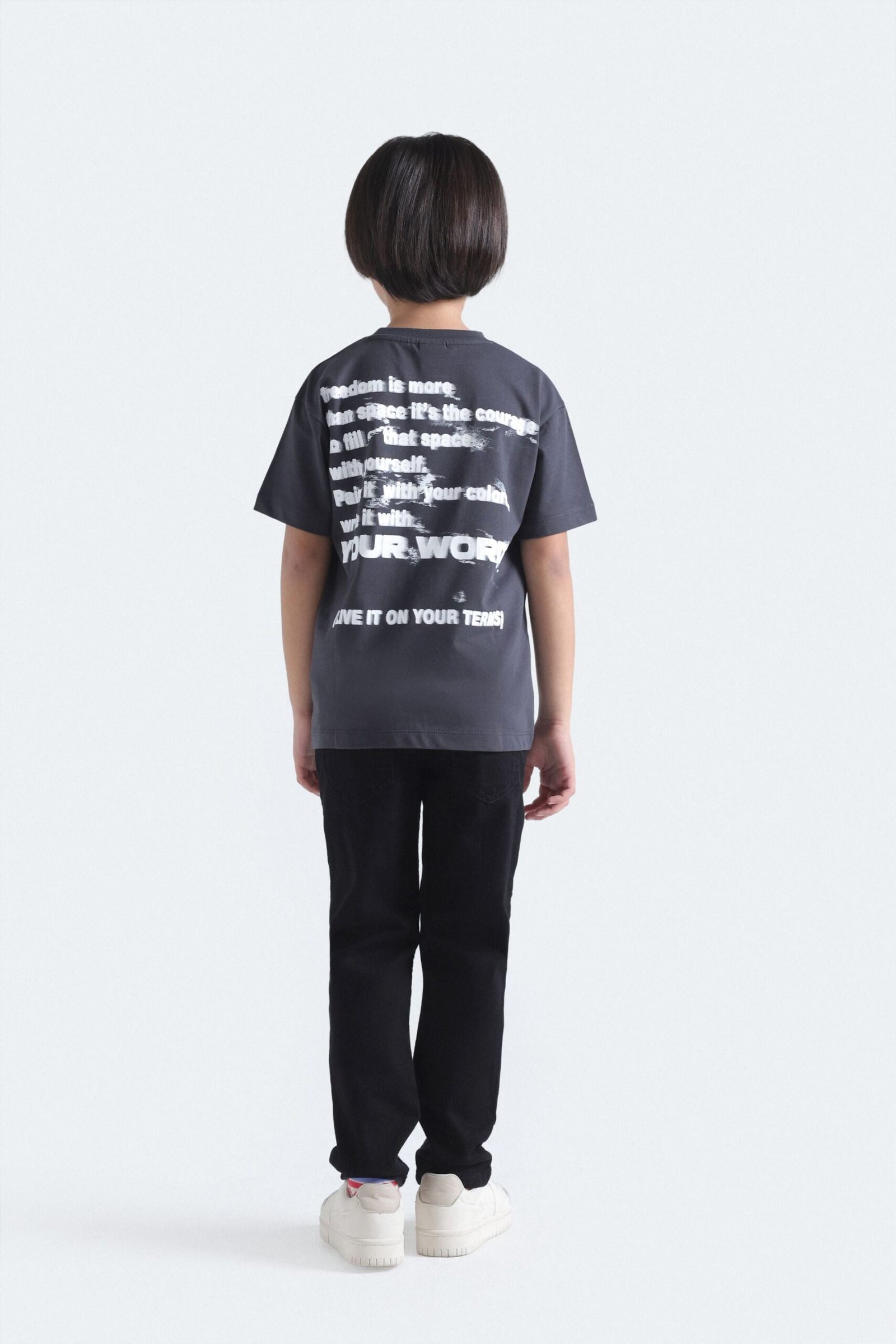 Slogan Print T-Shirt - Image 6