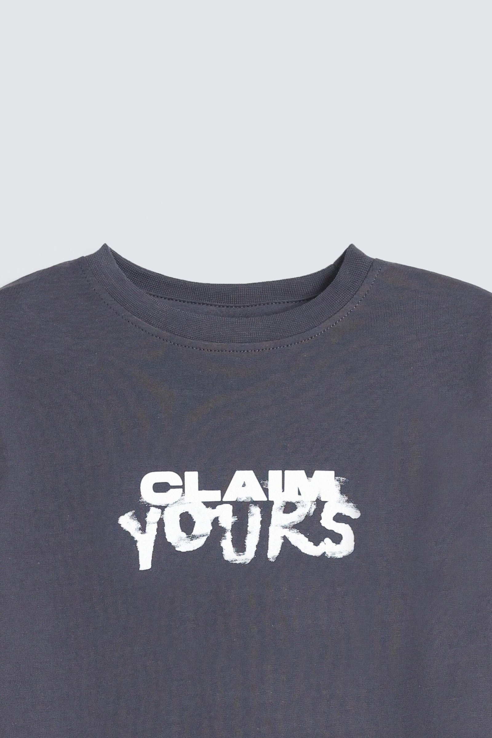 Slogan Print T-Shirt - Image 2