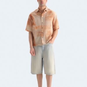 Textured Print Shirt