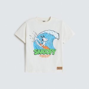 Character Graphic T-Shirt With Label Patch