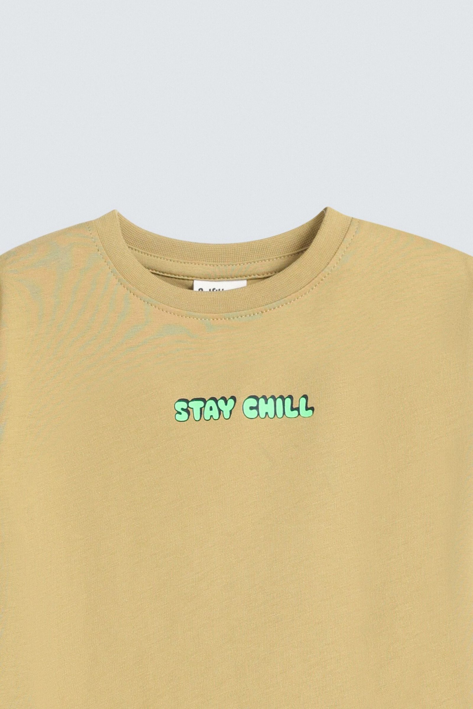 Slogan Print T-Shirt - Image 2