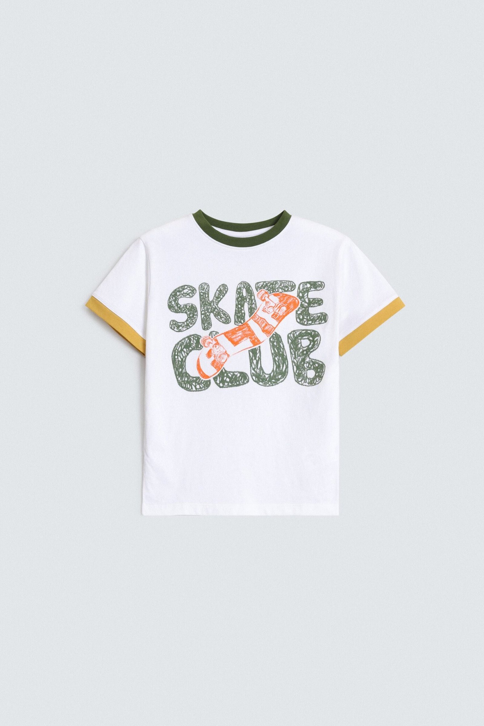 Skate Club Slogan T-Shirt