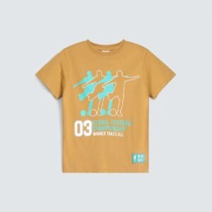 Varsity Graphic T-Shirt With Label Patch