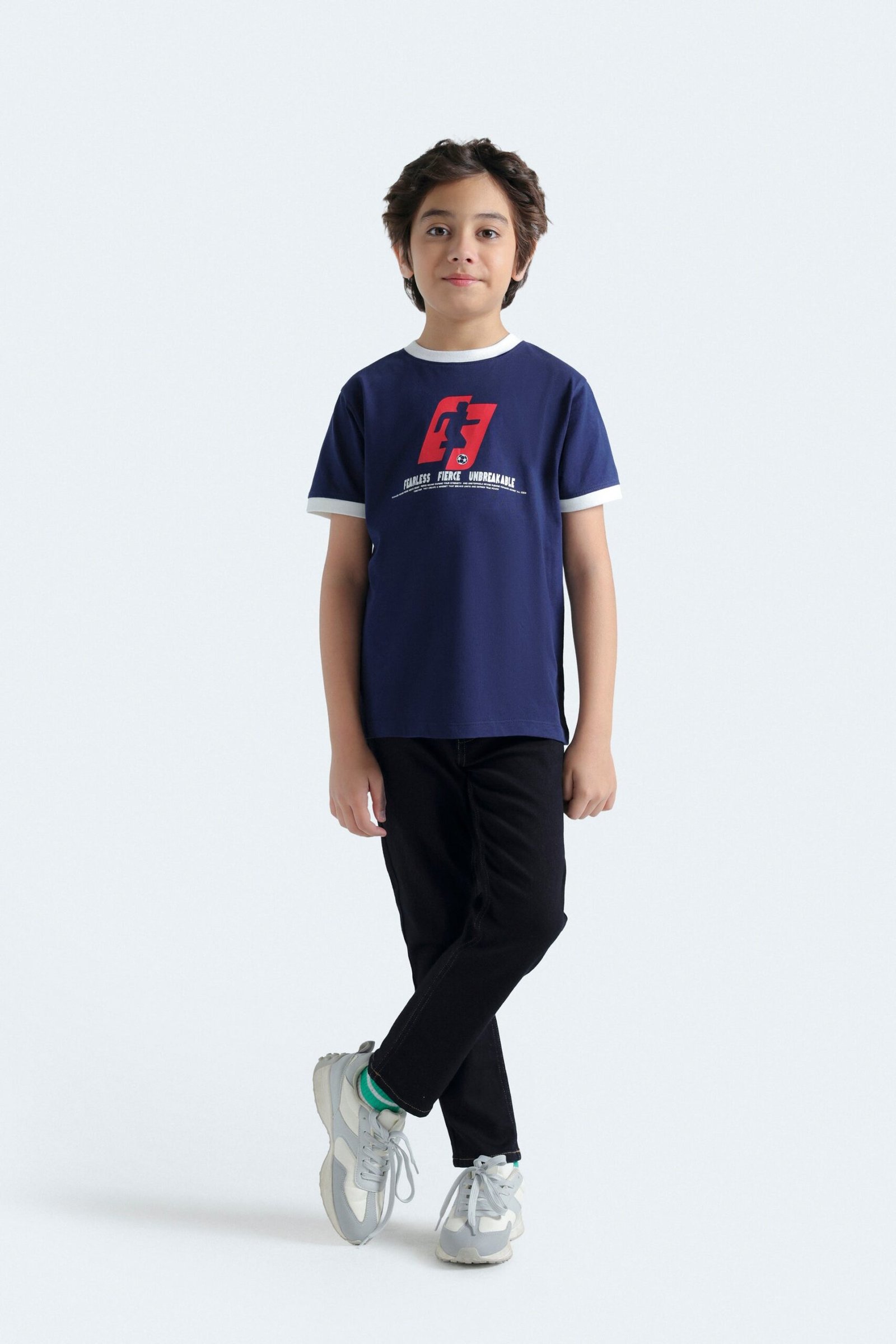 Color Block Graphic T-Shirt - Image 4