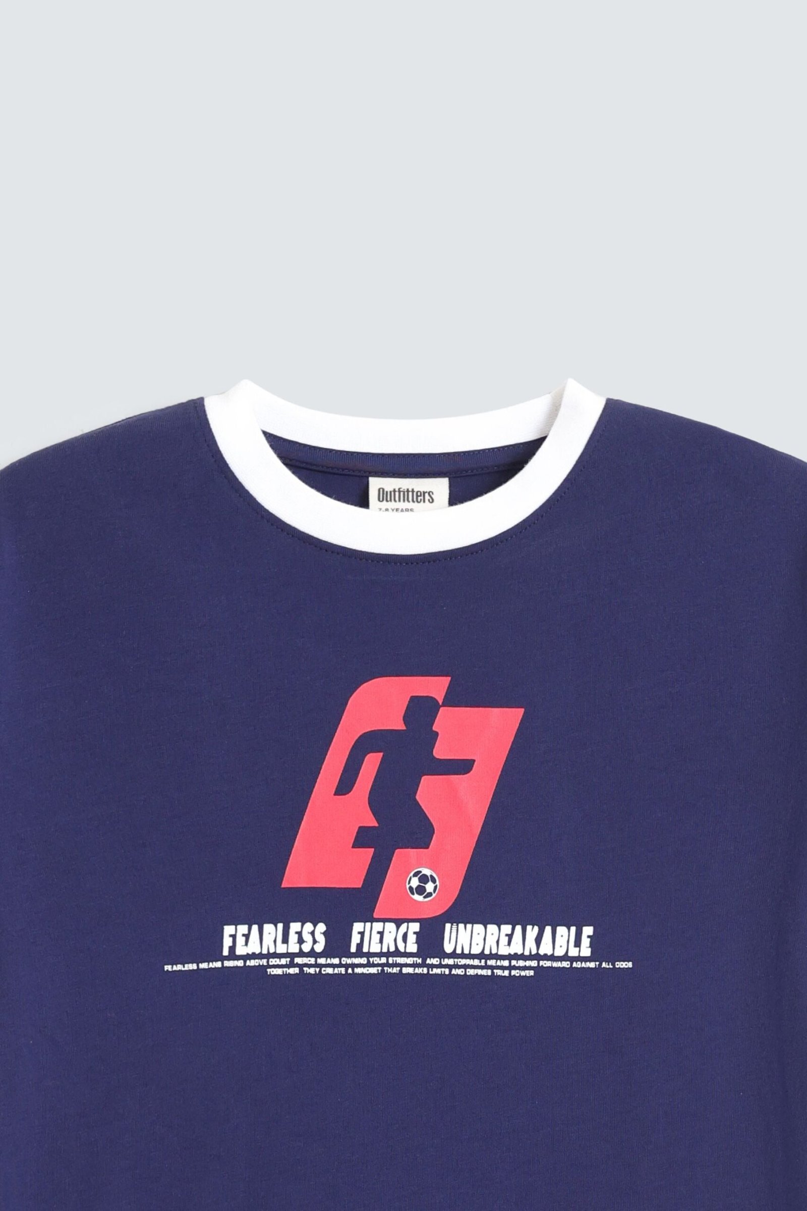 Color Block Graphic T-Shirt - Image 2