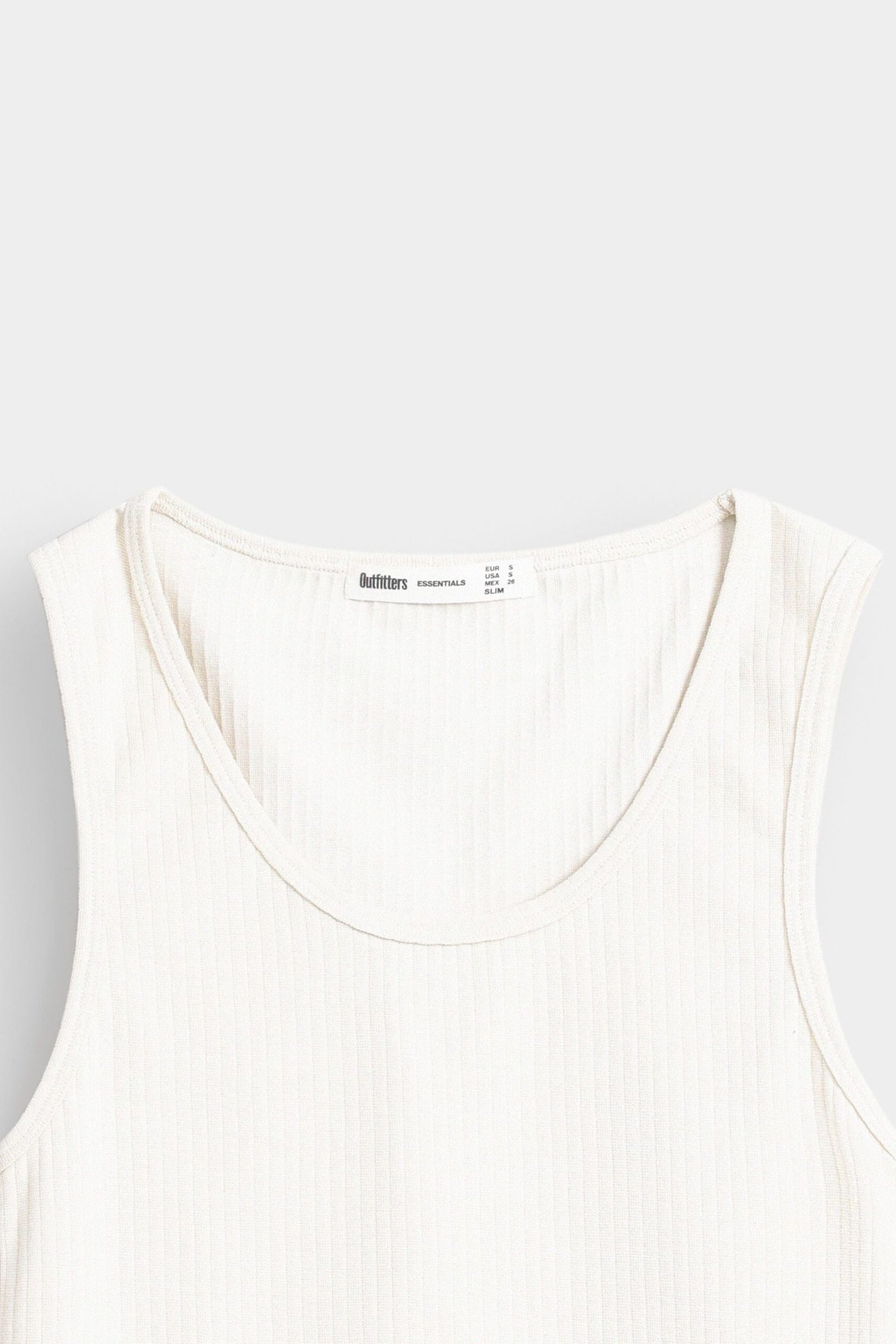 Basic Ribbed Tank Top - Image 2