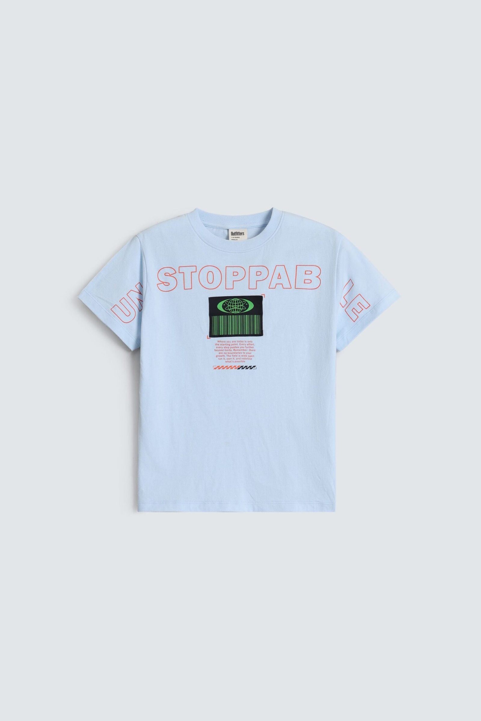 Unstoppable Slogan Print T-Shirt