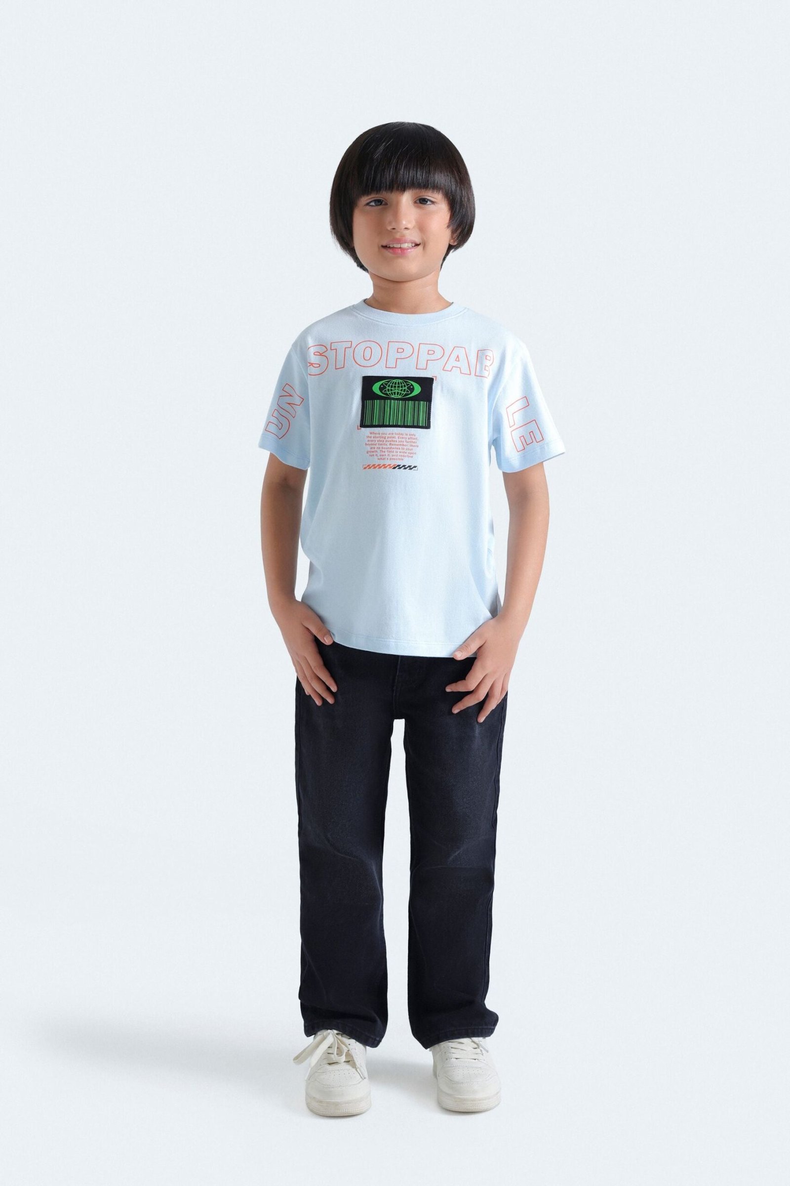 Unstoppable Slogan Print T-Shirt - Image 4