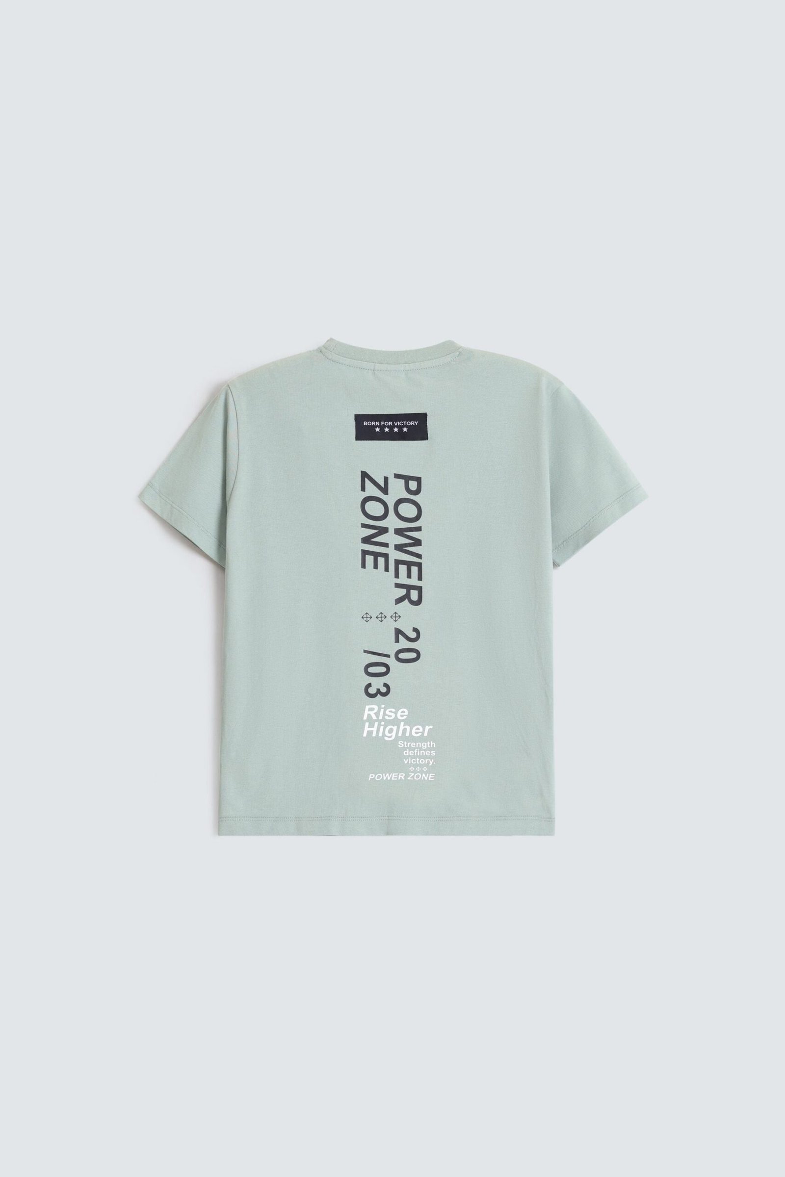 Slogan T-Shirt With Label Patch - Image 3