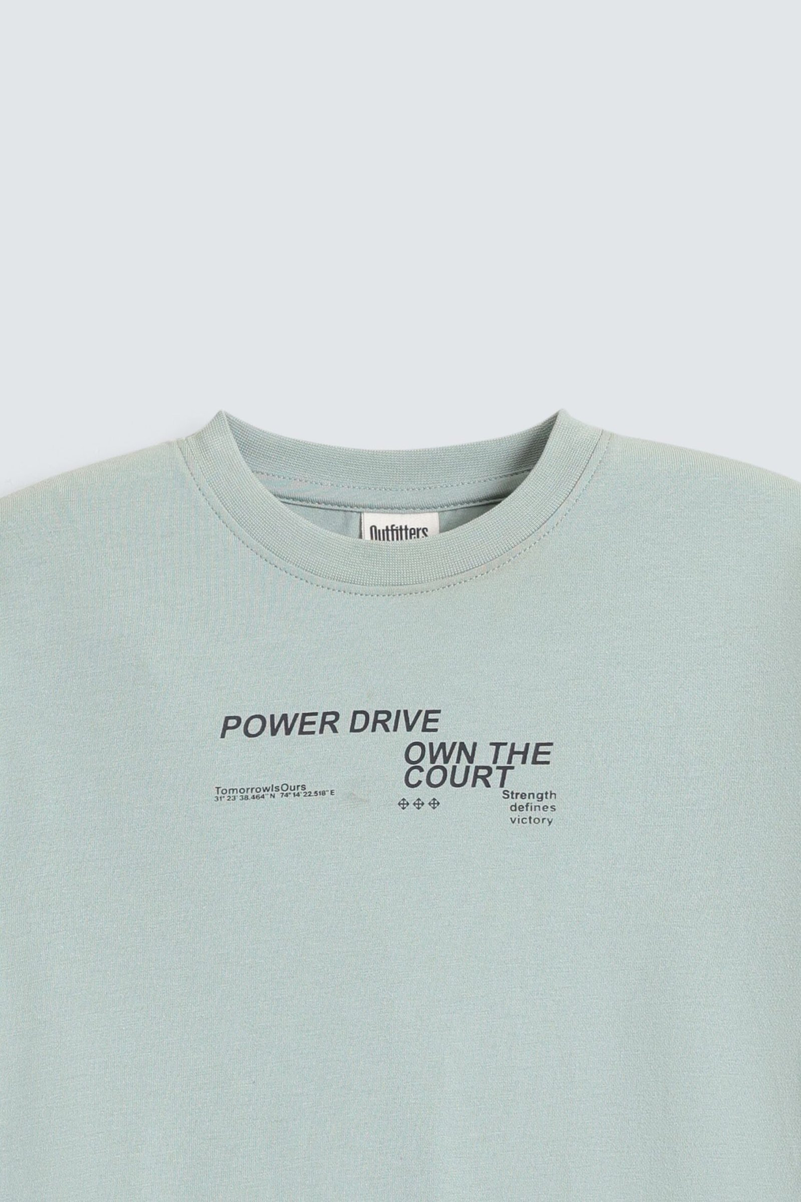 Slogan T-Shirt With Label Patch - Image 2