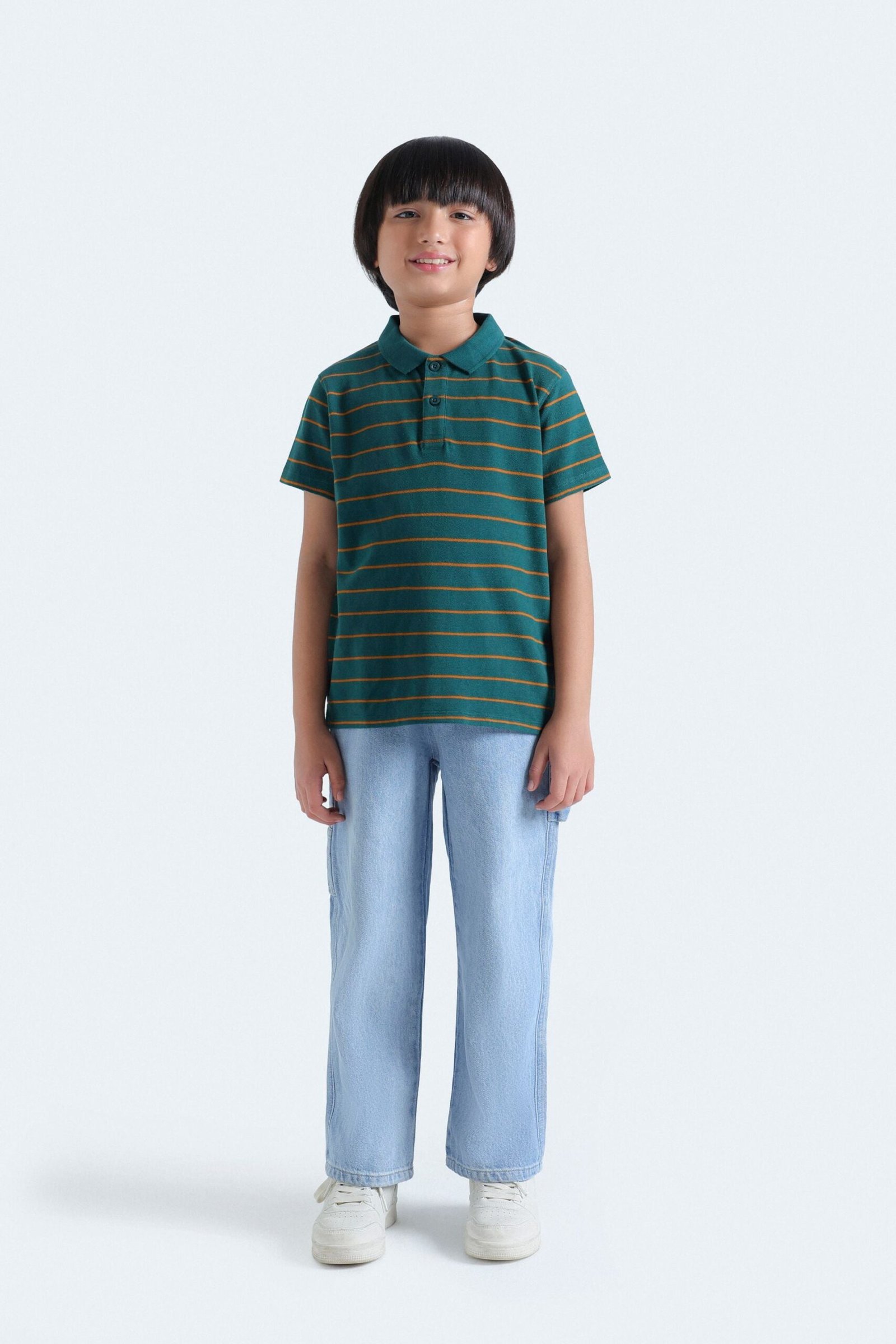 Striped Polo Shirt - Image 4