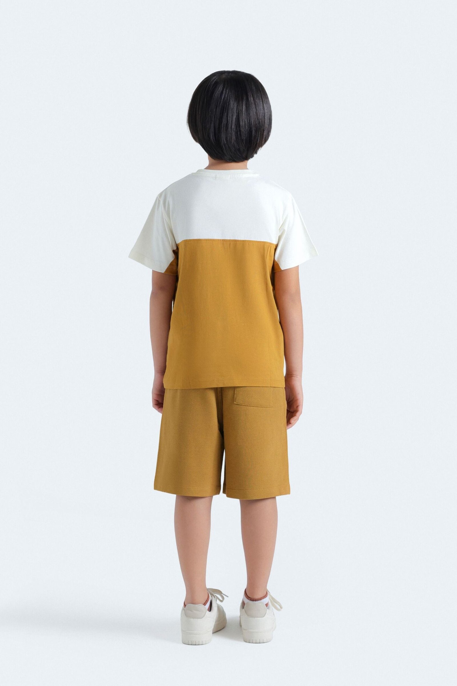 Cut & Sew Slogan Print T-Shirt - Image 7