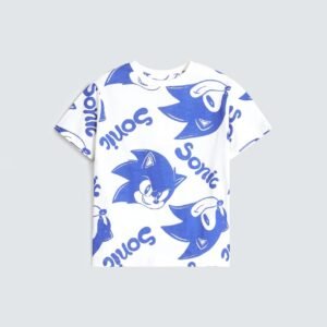 All-Over Character Print T-Shirt