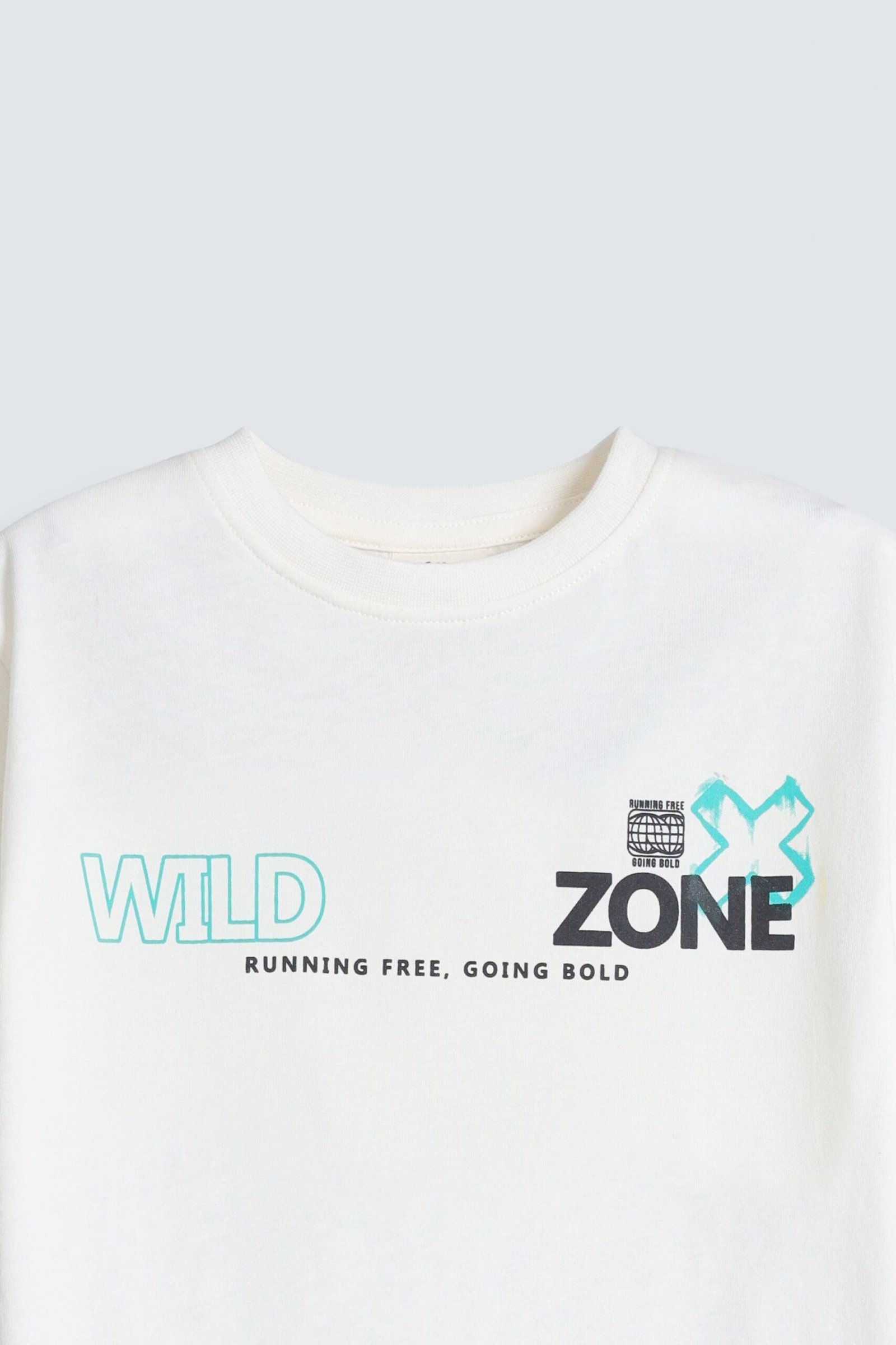 Slogan Print T-Shirt - Image 2