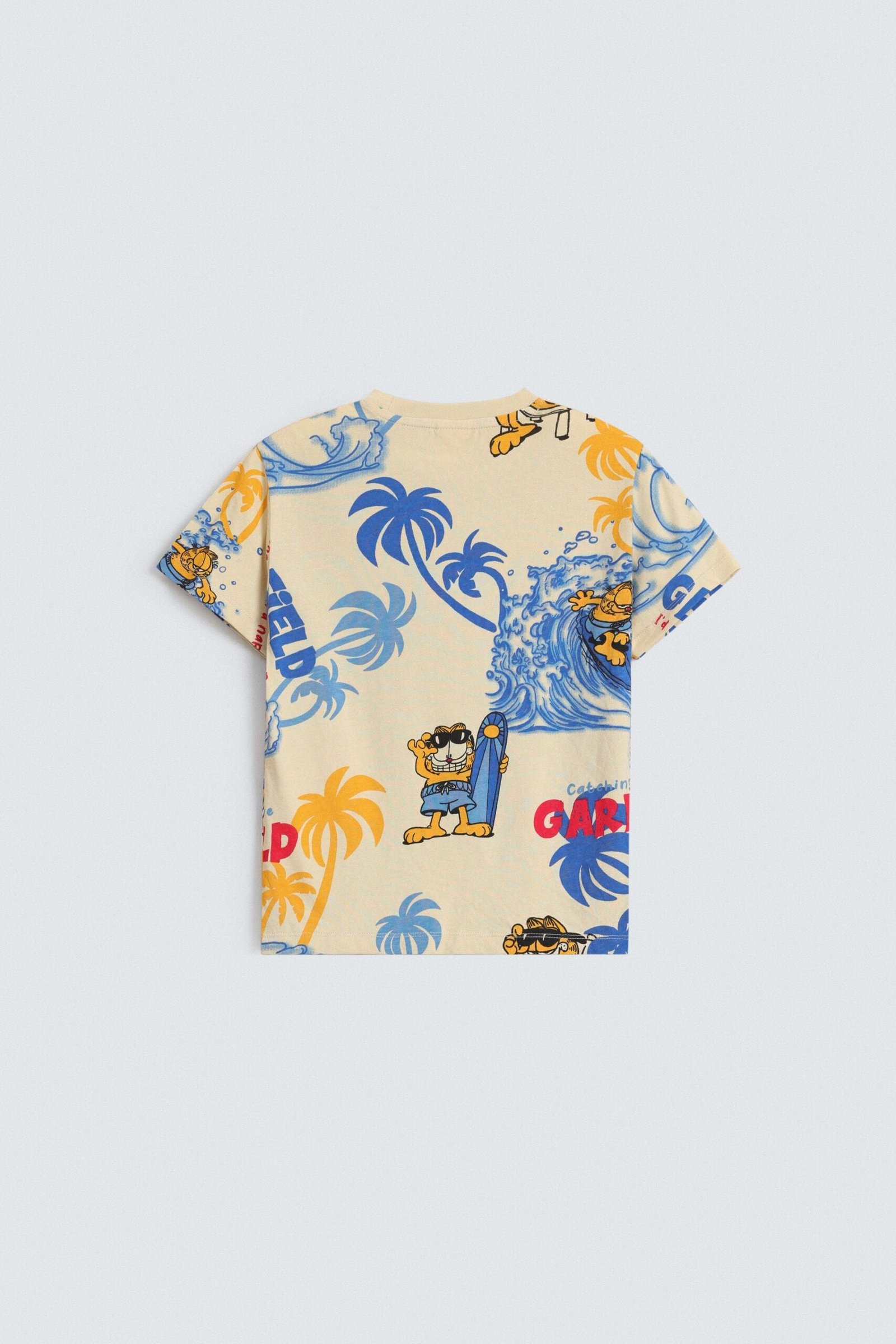 All-Over Tropical Print T-Shirt - Image 3