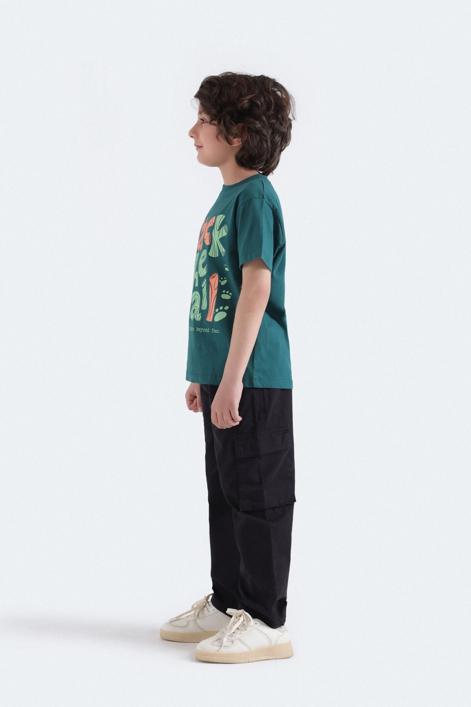 Slogan Print T-Shirt - Image 5