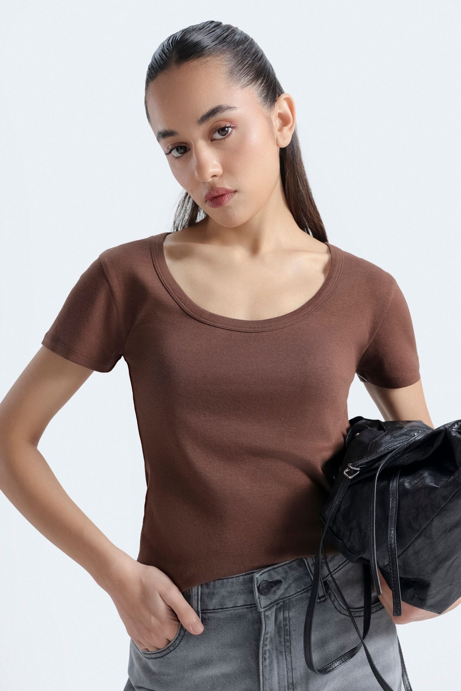 Scoop Neck T-Shirt - Image 2