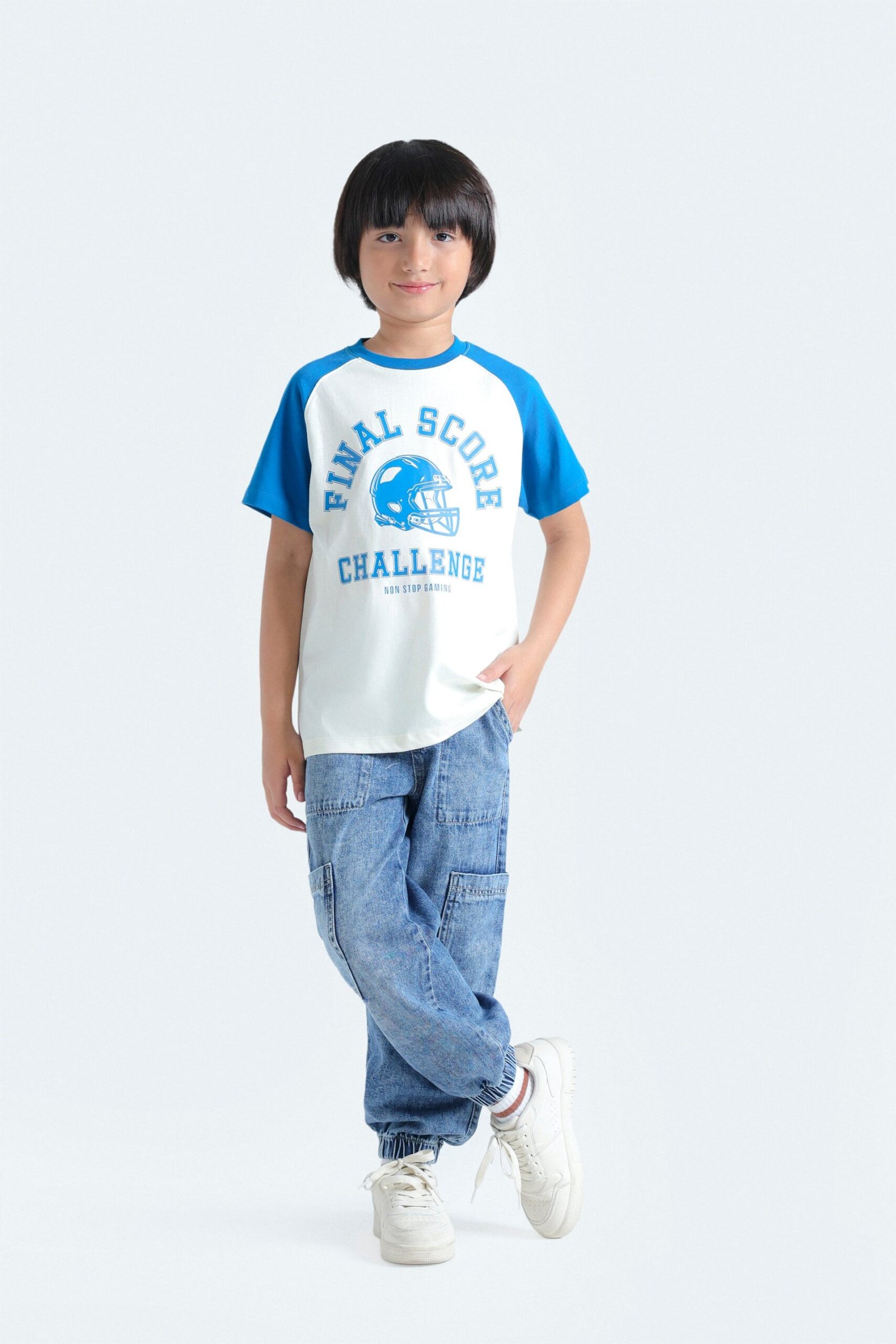Color Block Raglan T-Shirt - Image 4