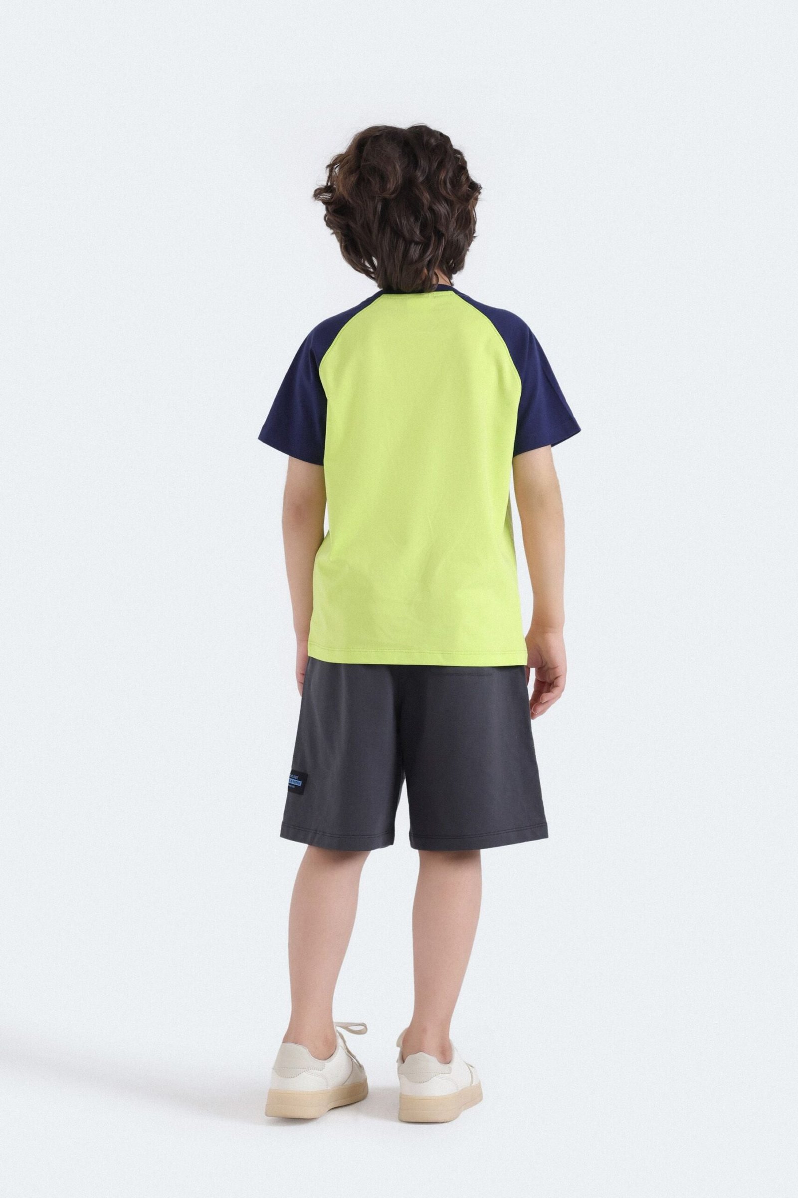 Raglan Slogan Print T-Shirt - Image 6