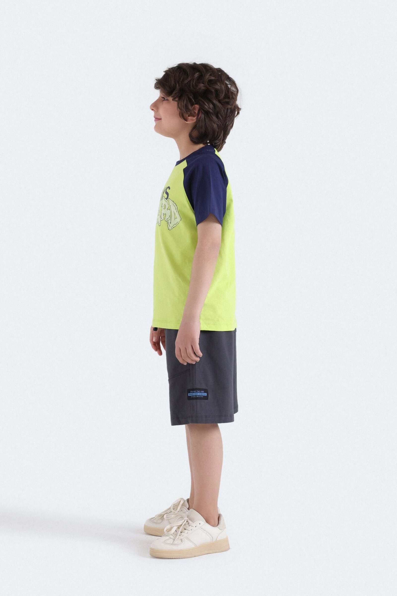 Raglan Slogan Print T-Shirt - Image 5