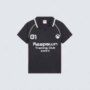Slogan Print Polo Shirt