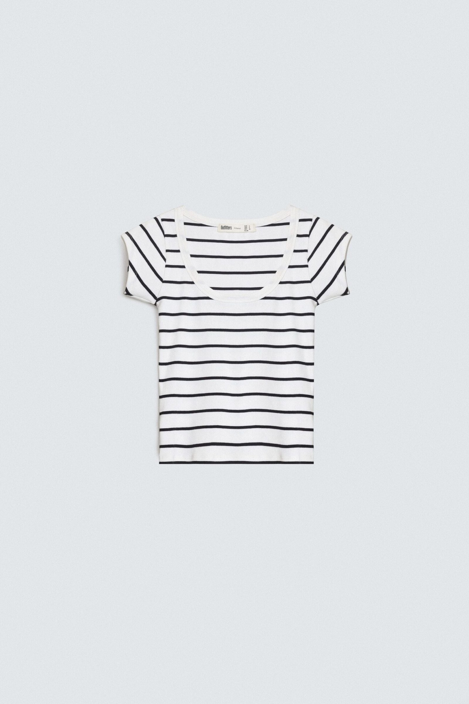 Slim Fit Striped T-Shirt - Image 5
