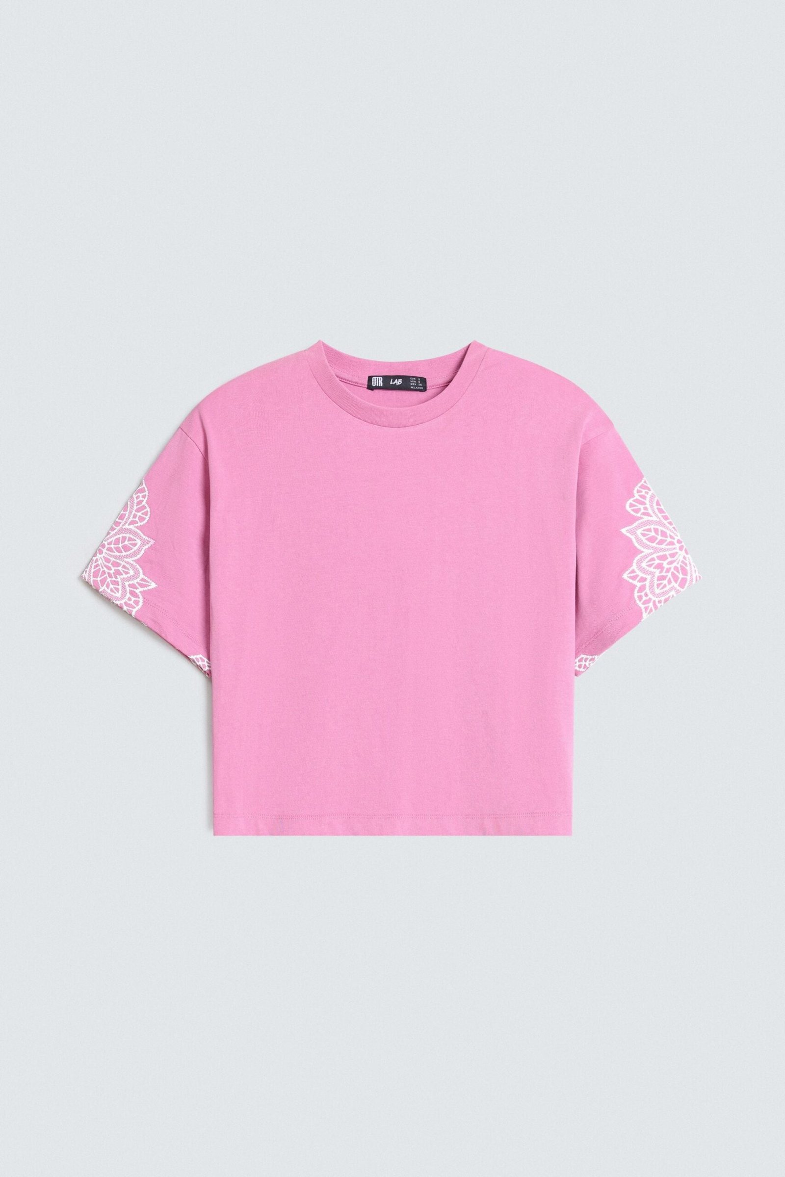 Cropped Embroidered T-Shirt - Image 5