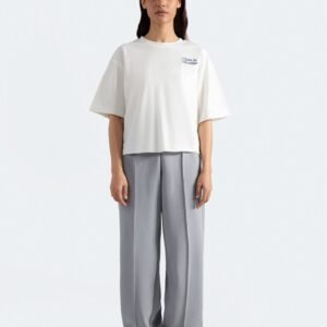 Cropped Embroidered T-Shirt