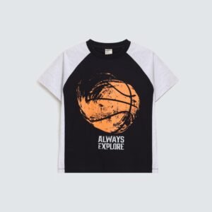 Color Block Graphic T-Shirt