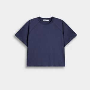 Cropped Raglan Sleeves T-Shirt