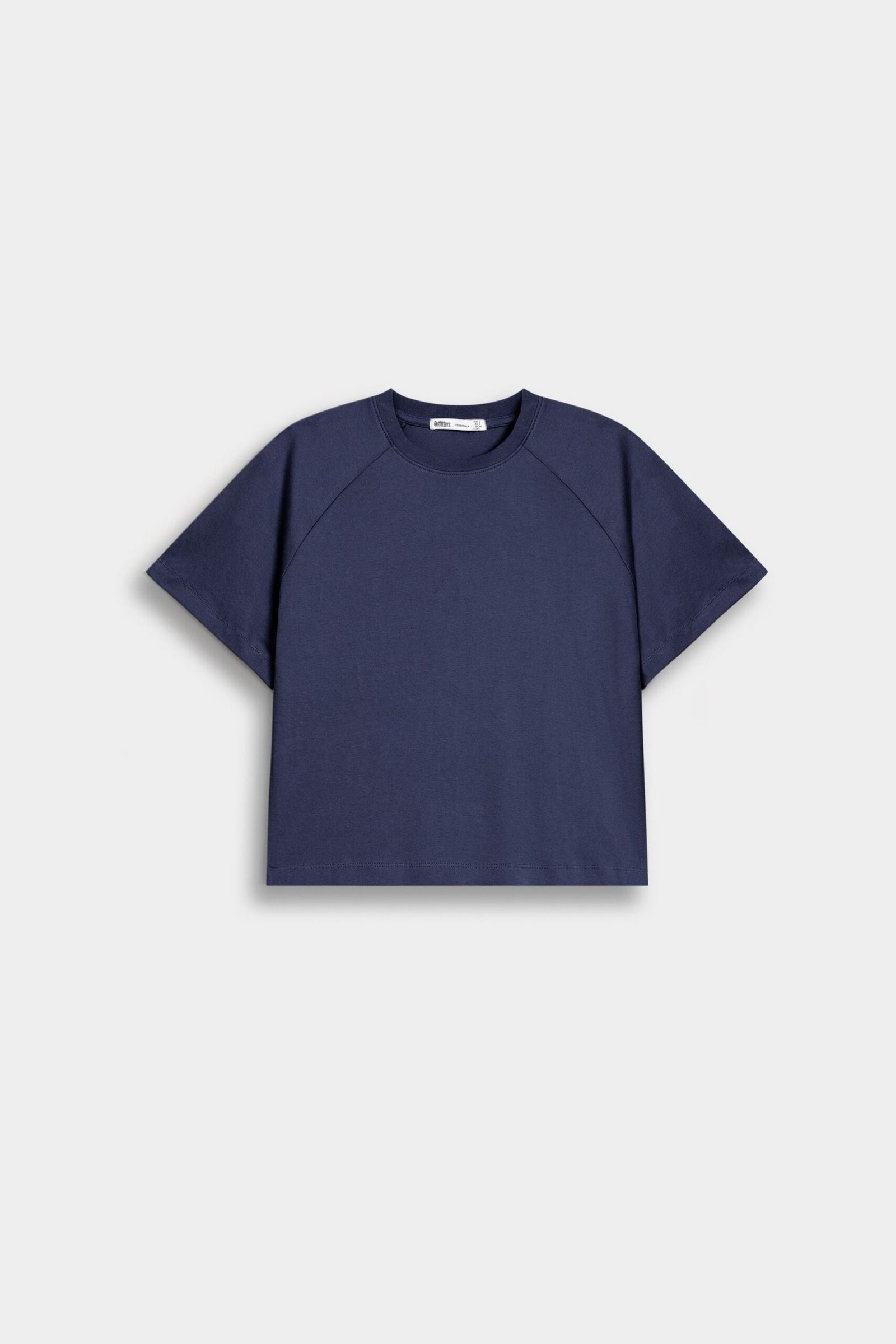 Cropped Raglan Sleeves T-Shirt