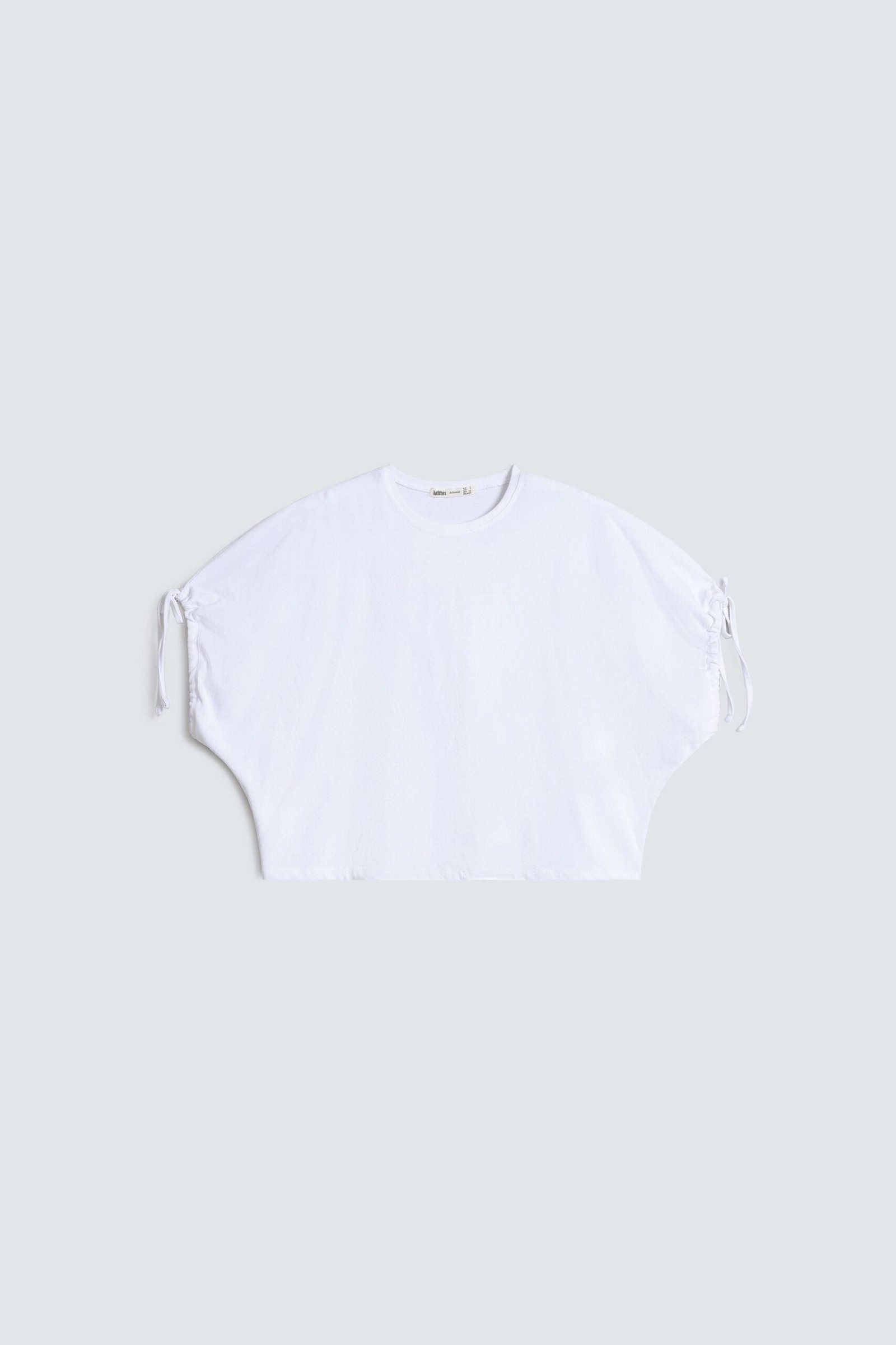 Cropped Drop Shoulder T-Shirt - Image 5