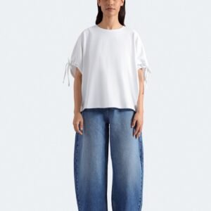 Cropped Drop Shoulder T-Shirt