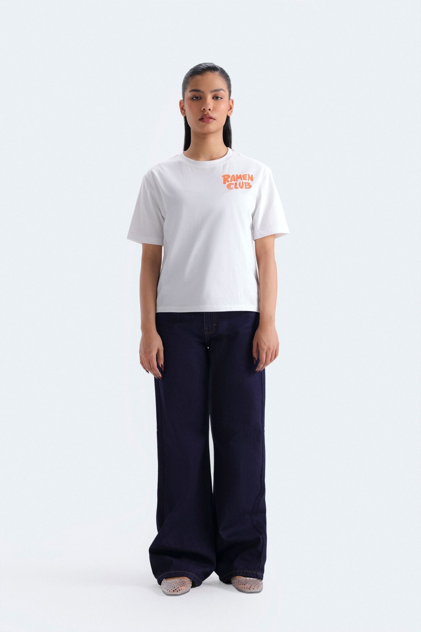 Cropped Graphic T-Shirt