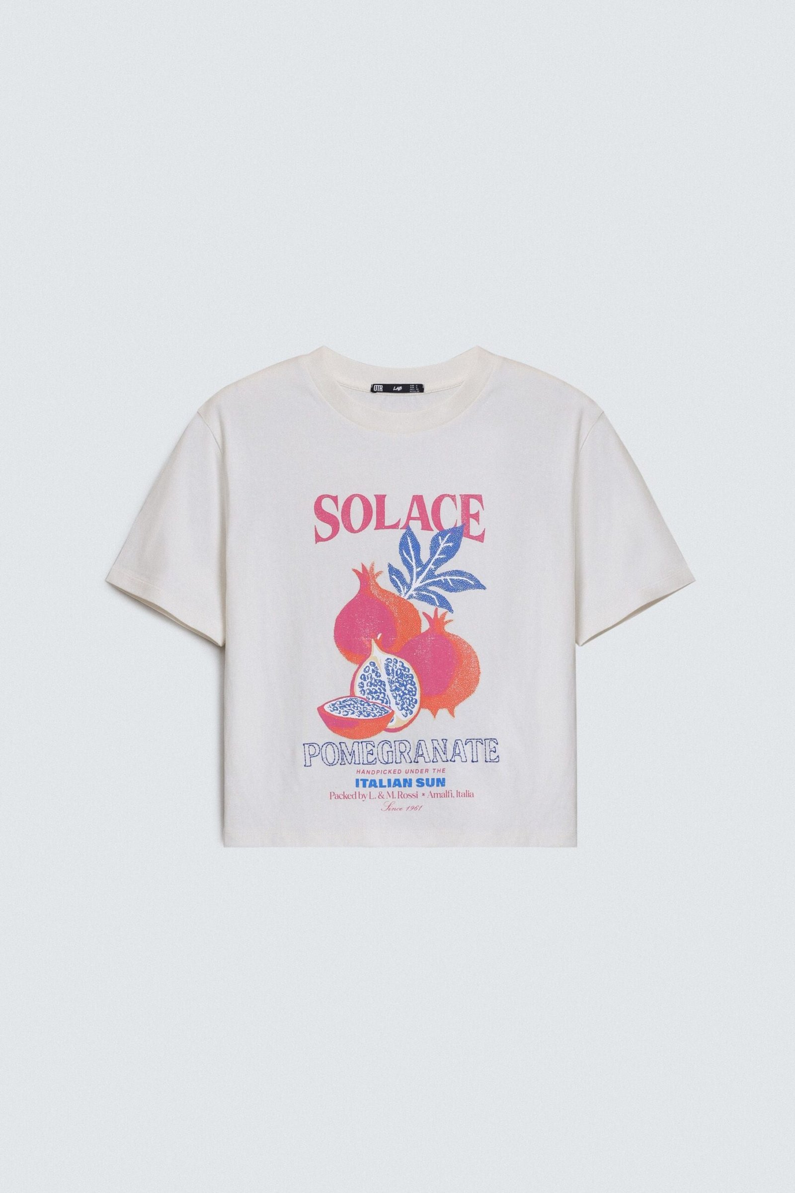 Cropped Embroidered Graphic T-Shirt - Image 5