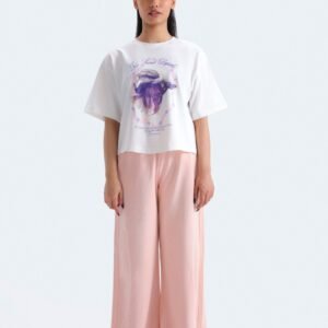 Cropped Graphic T-Shirt