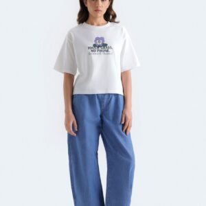 Cropped Graphic T-Shirt